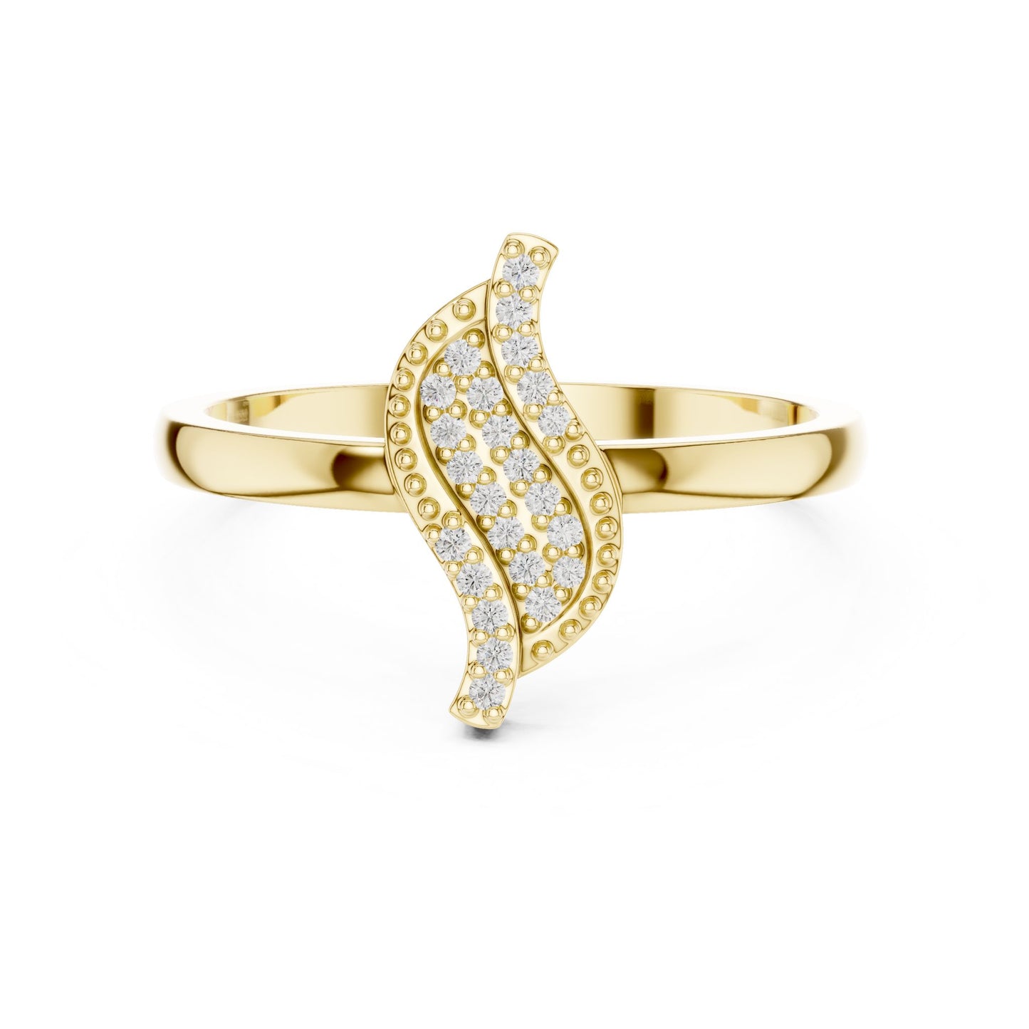 Marquise Lab Grown Diamond Pave Engagement Ring
