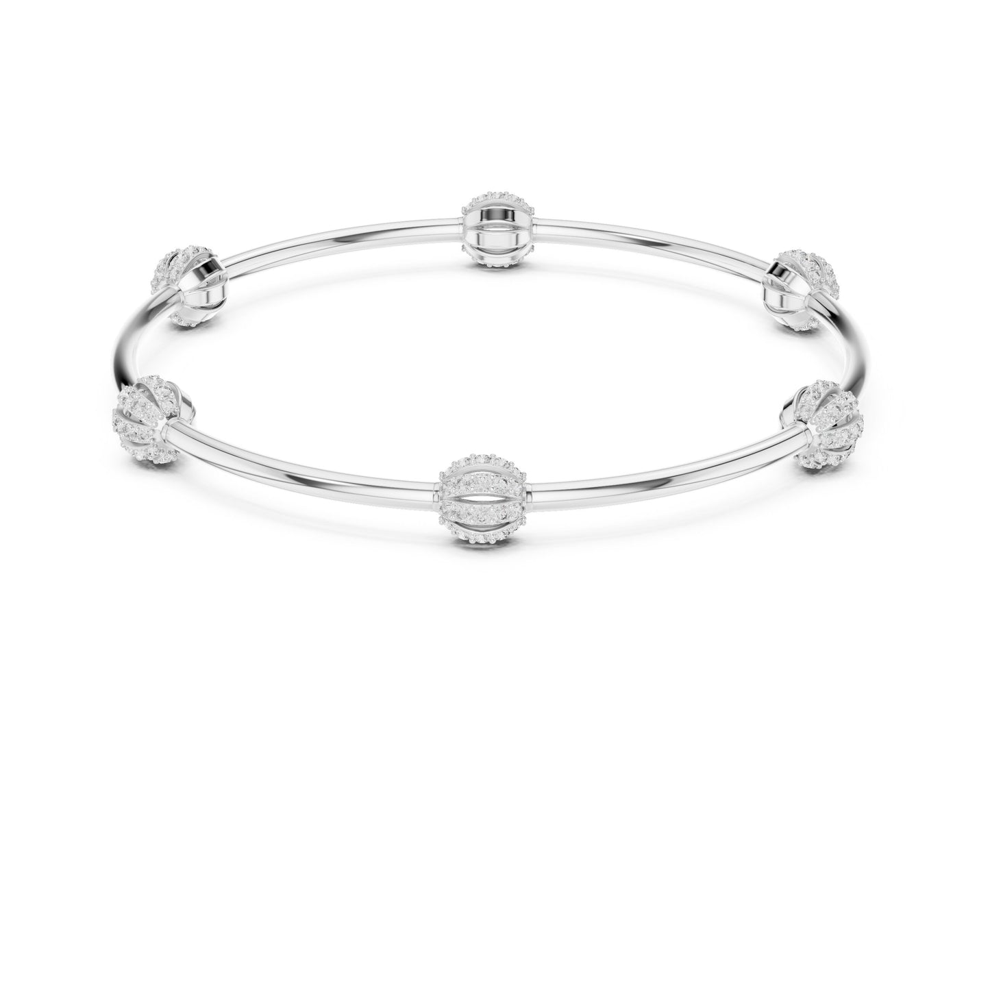 Round Bangle Lab Grown Diamond Bracelet