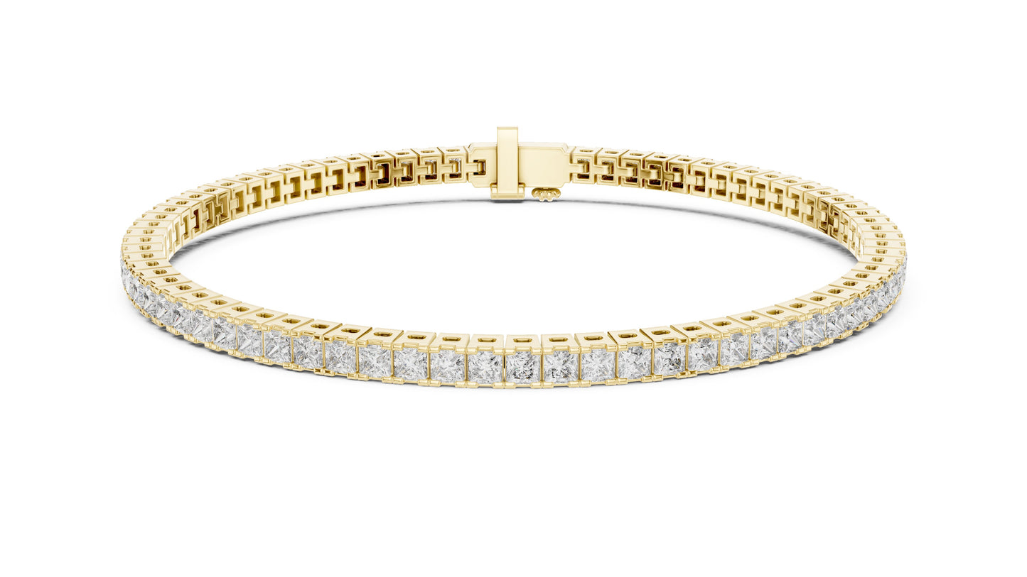Princess Tennis Lab Grown Diamond Bracelet