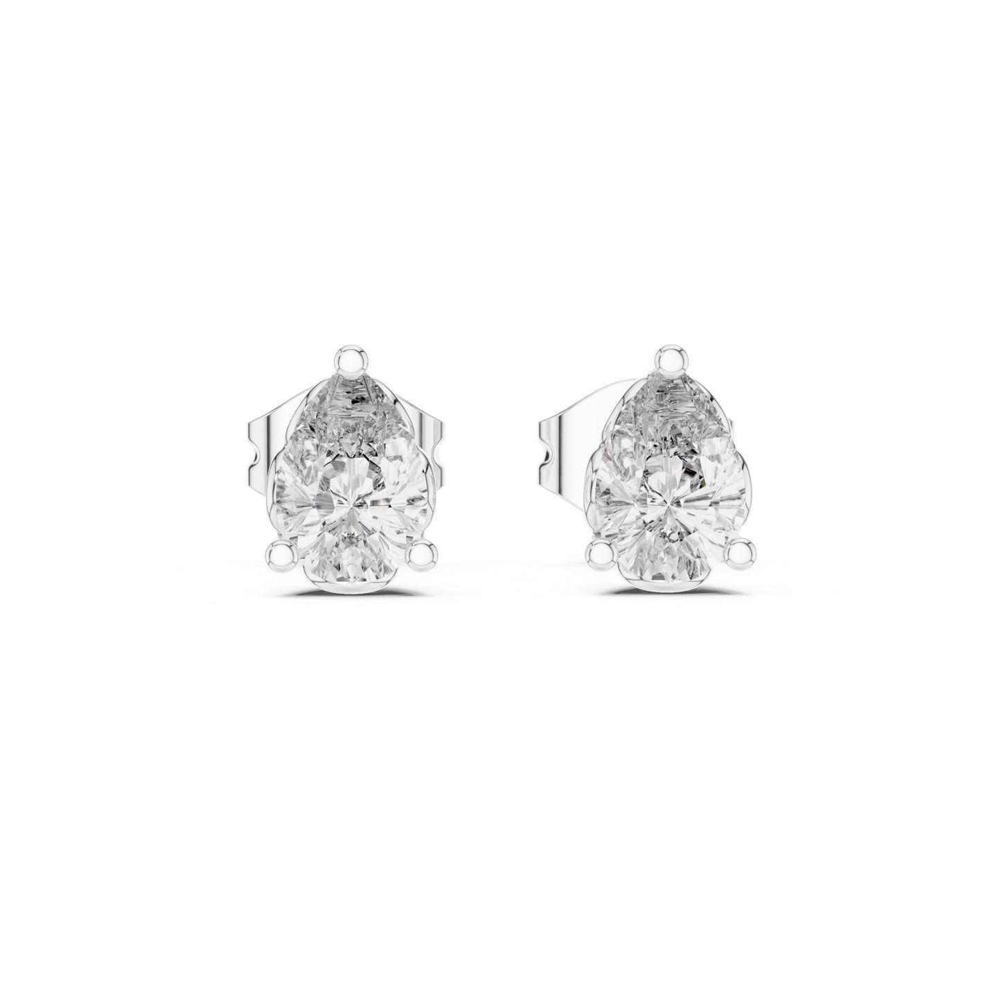Mixed Shape Lab Grown Diamond Stud Earrings