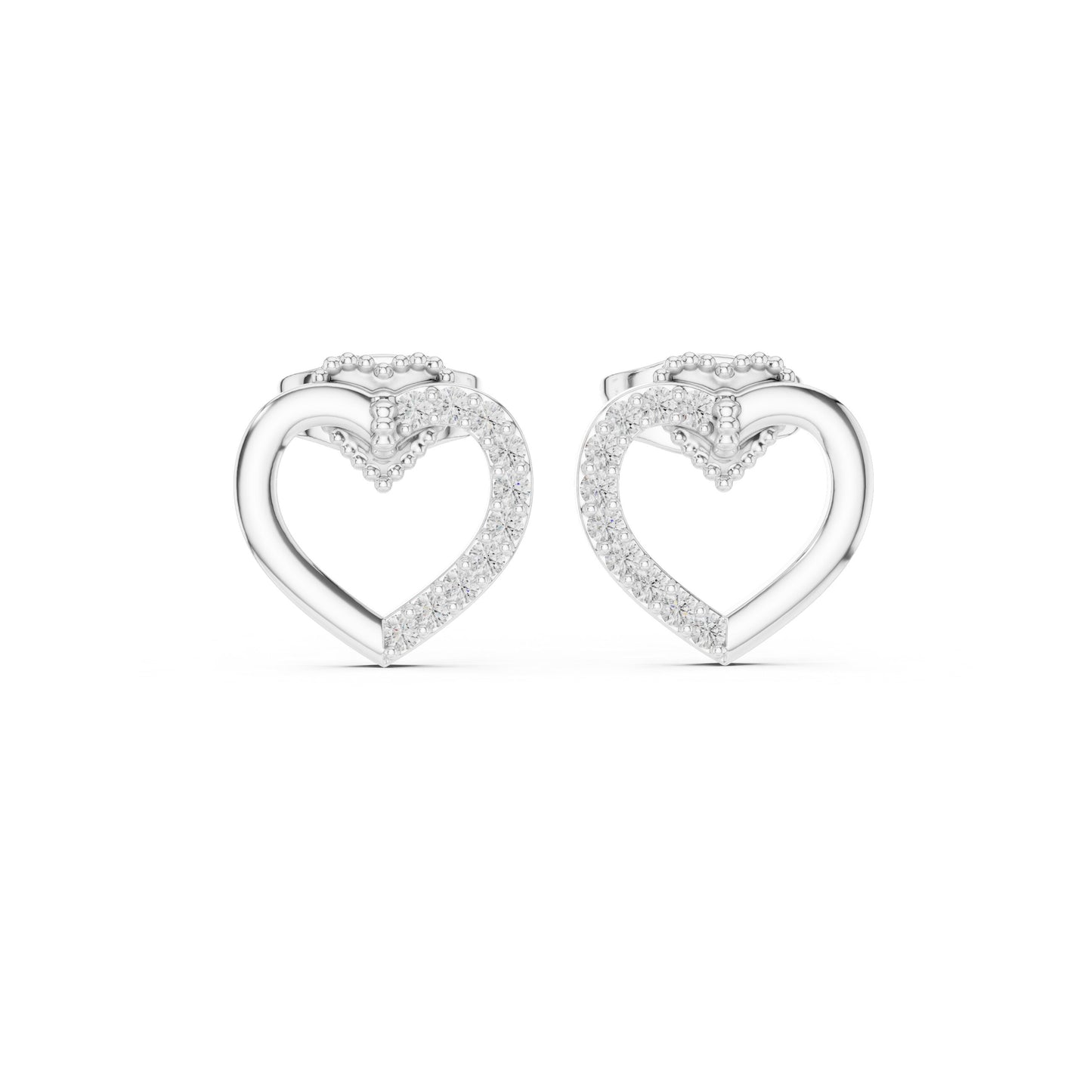 Mixed Shape Lab Grown Diamond Stud Earrings