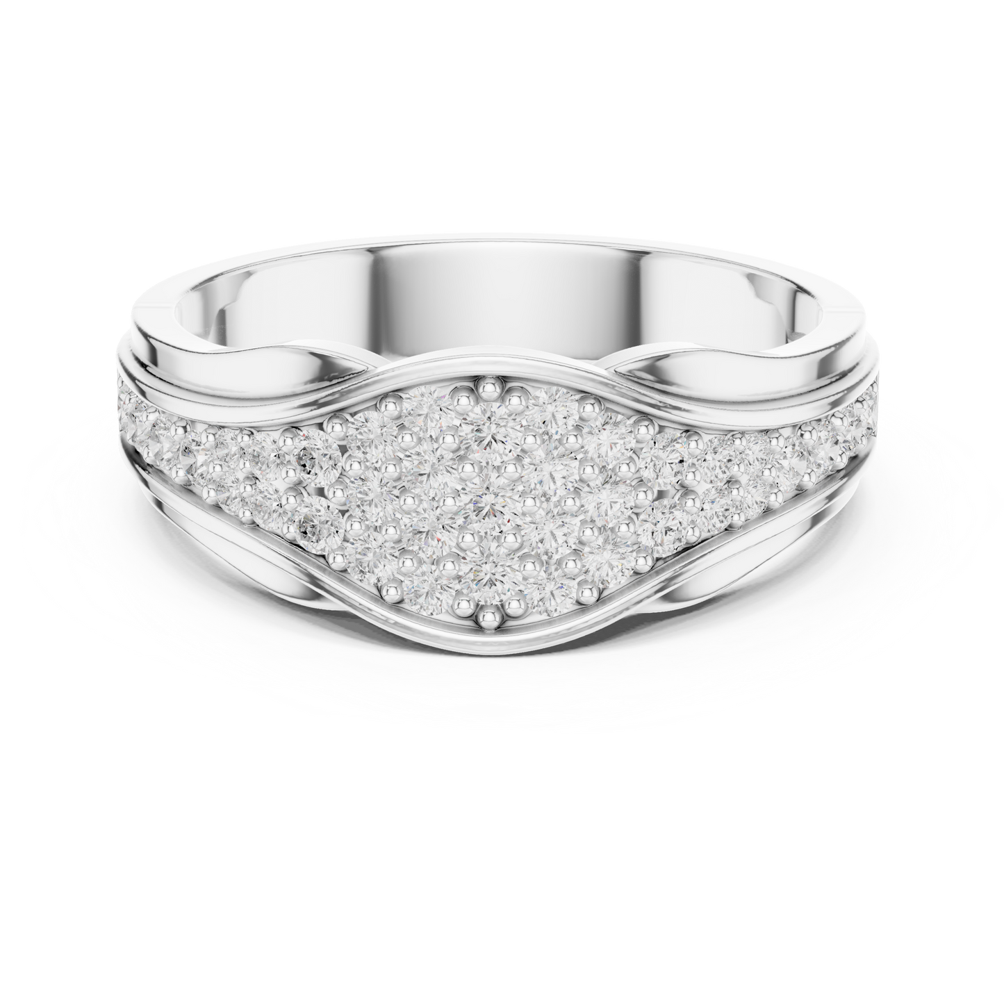 Round Halo Lab Grown Diamond Ring