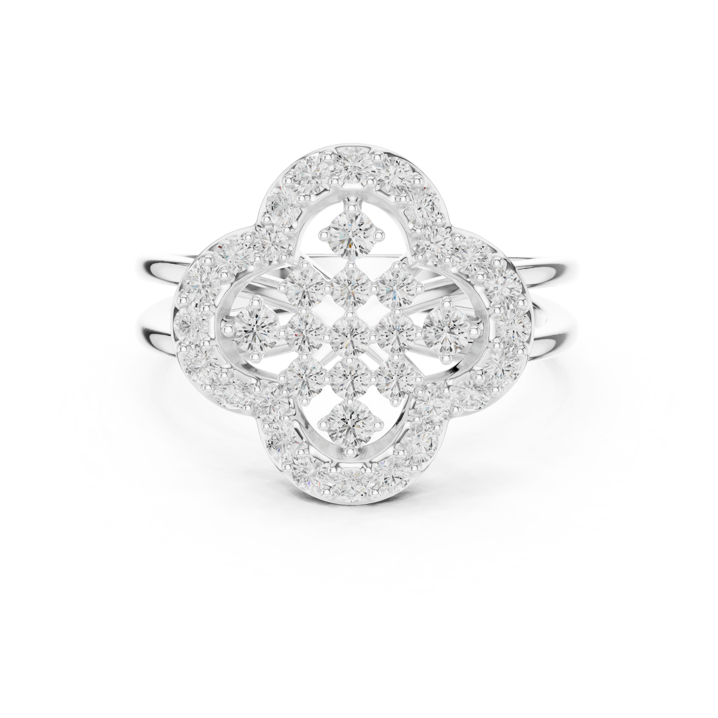 Round Halo Lab Grown Diamond Ring