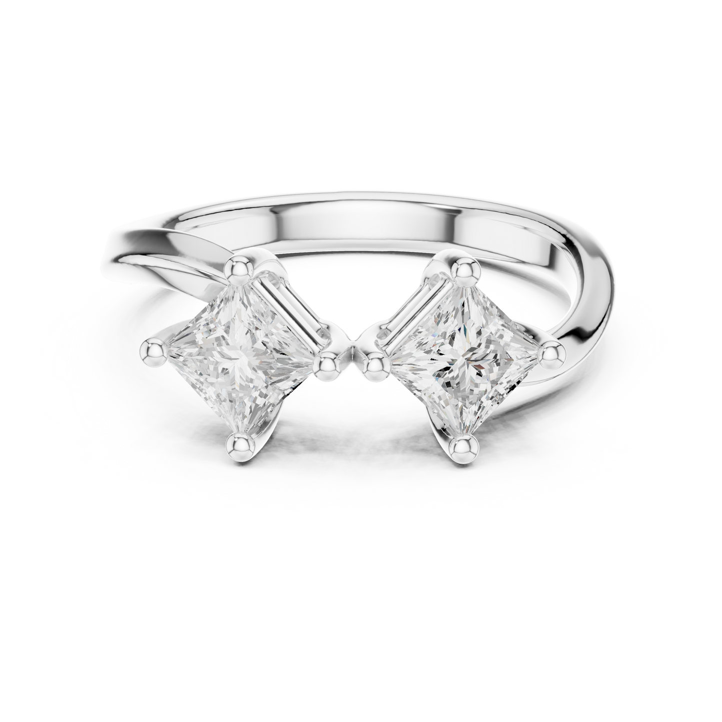 Mixed Shape Lab Grown Diamond Halo Ring