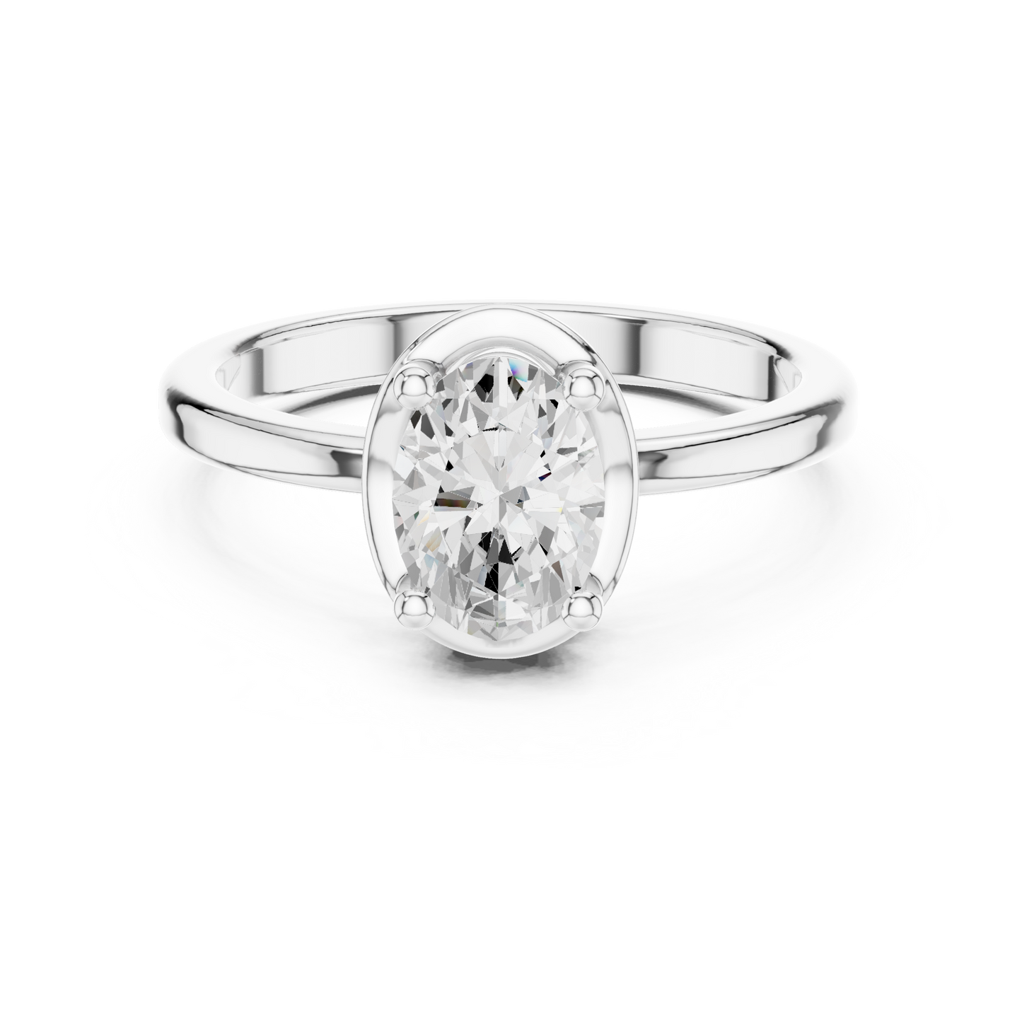 Mixed Shape Lab Grown Diamond Halo Ring