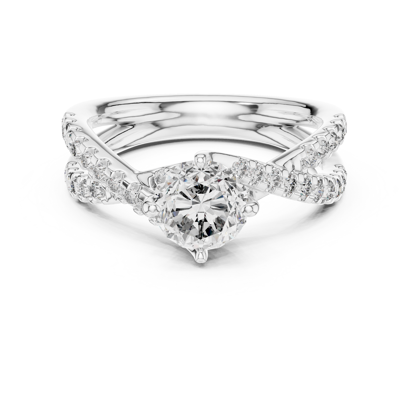 Mixed Shape Lab Grown Diamond Halo Ring
