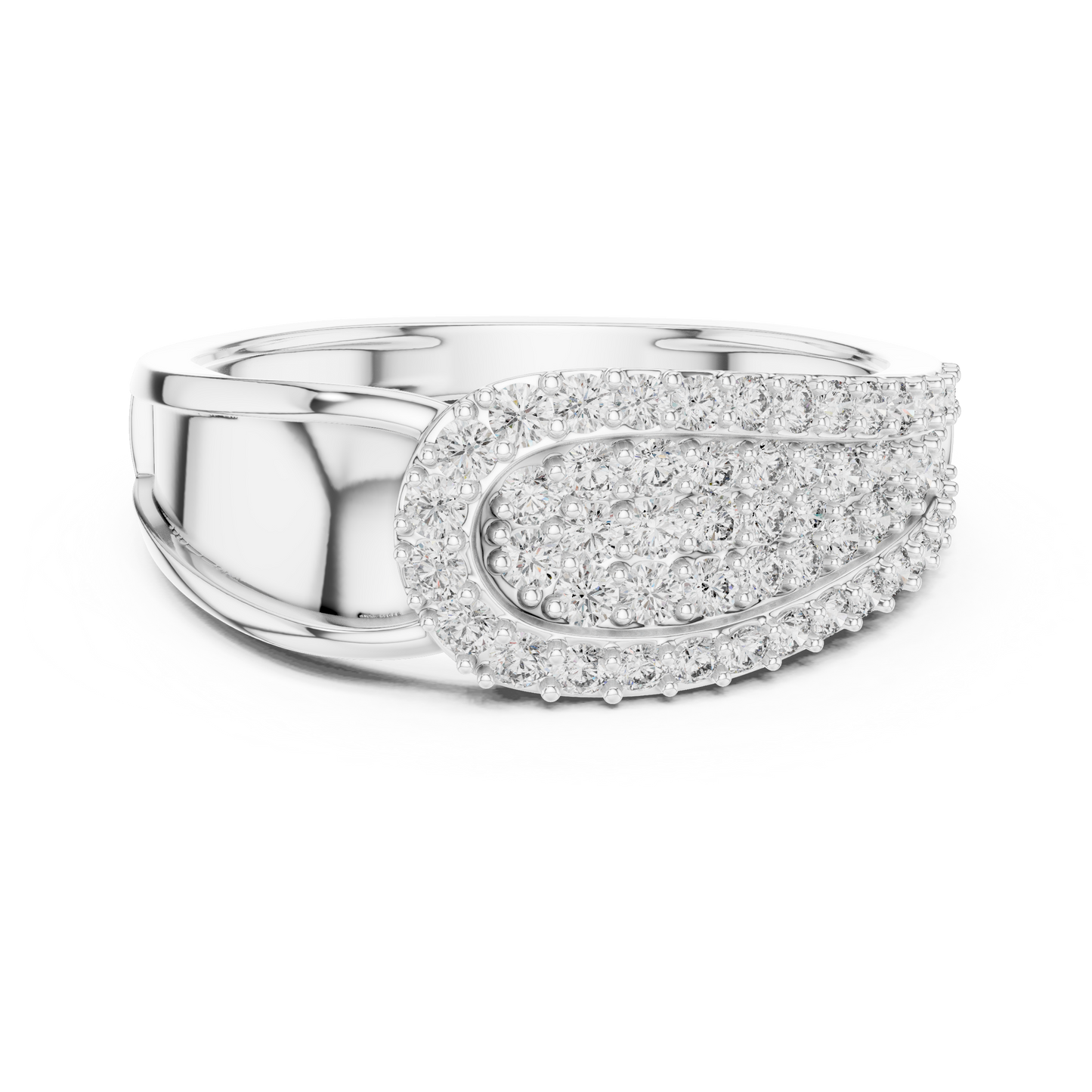 Round Halo Lab Grown Diamond Ring