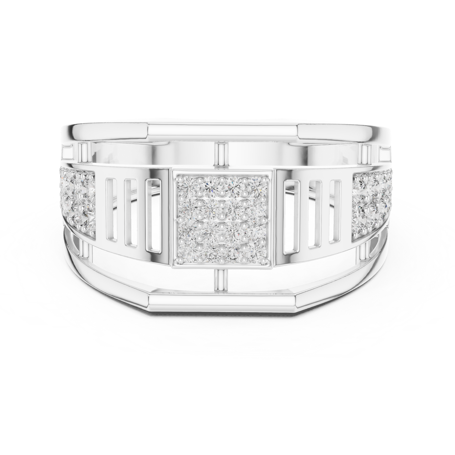 Round Halo Lab Grown Diamond Ring