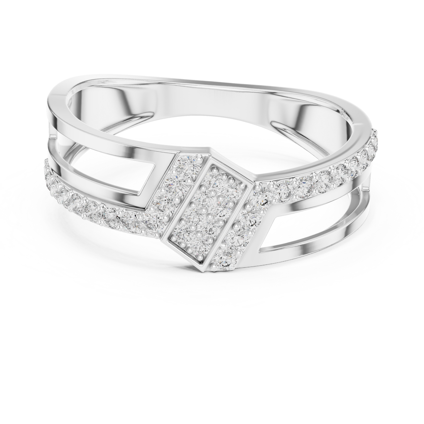 Round Halo Lab Grown Diamond Ring