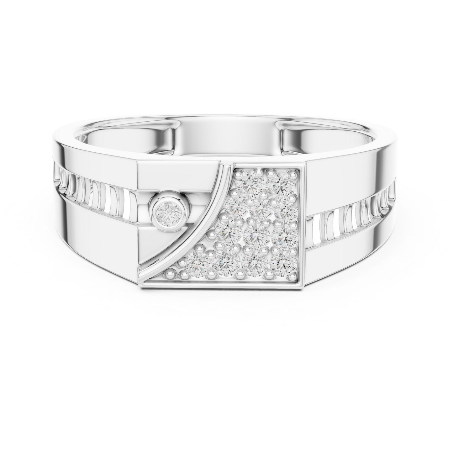Round Halo Lab Grown Diamond Ring