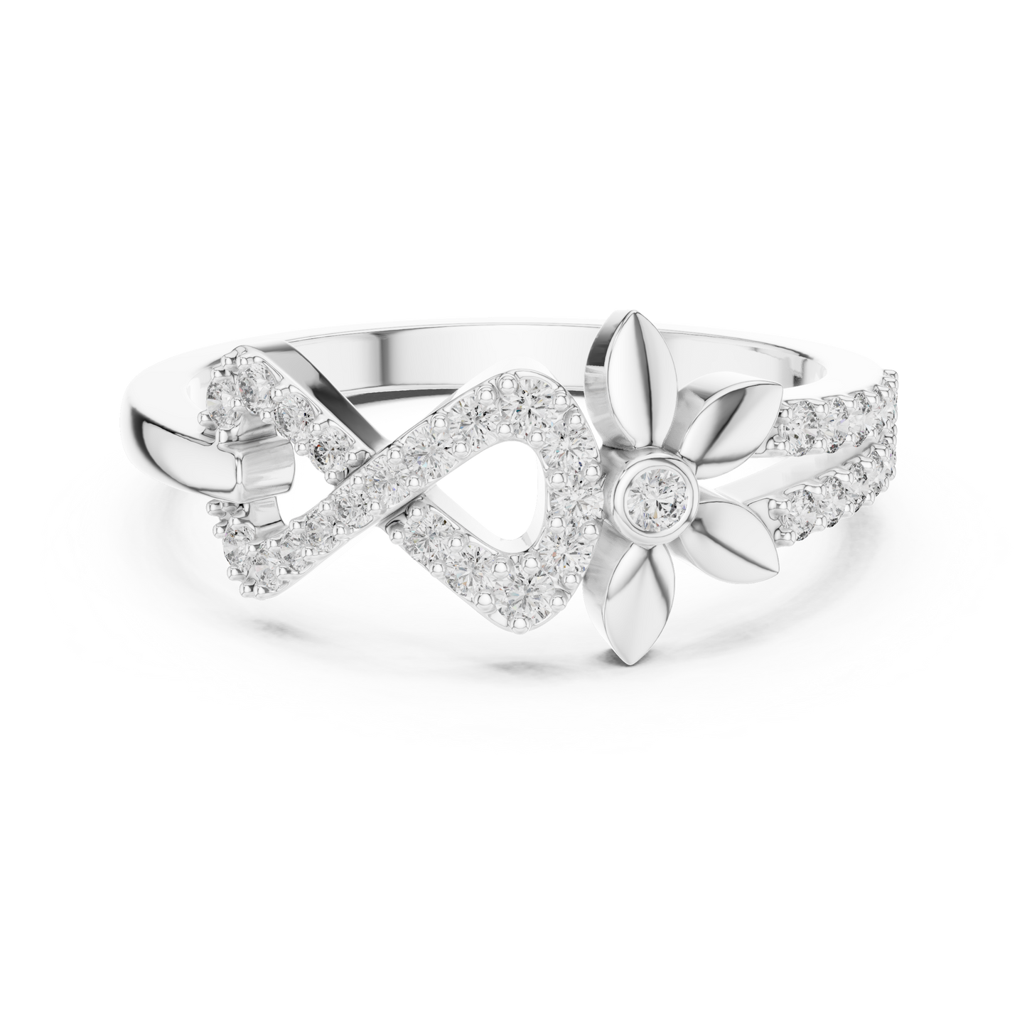 Mixed Shape Lab Grown Diamond Halo Ring