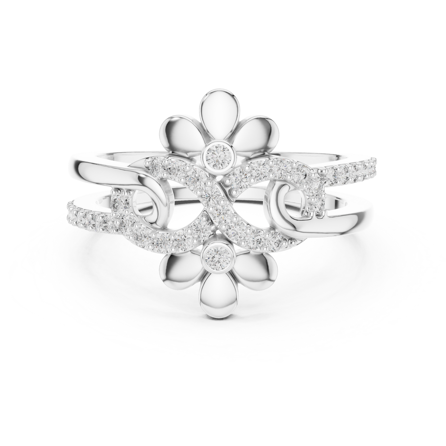 Round Halo Lab Grown Diamond Ring
