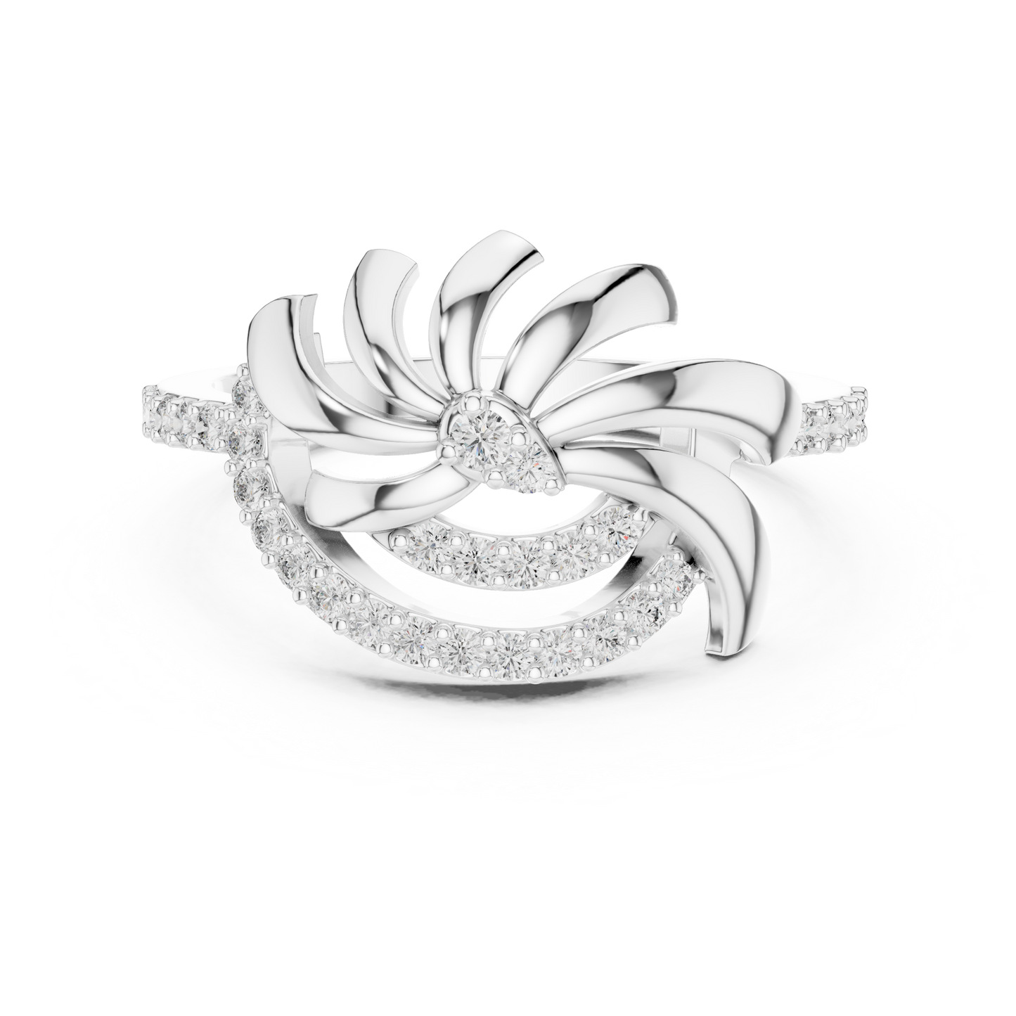 Round Halo Lab Grown Diamond Ring