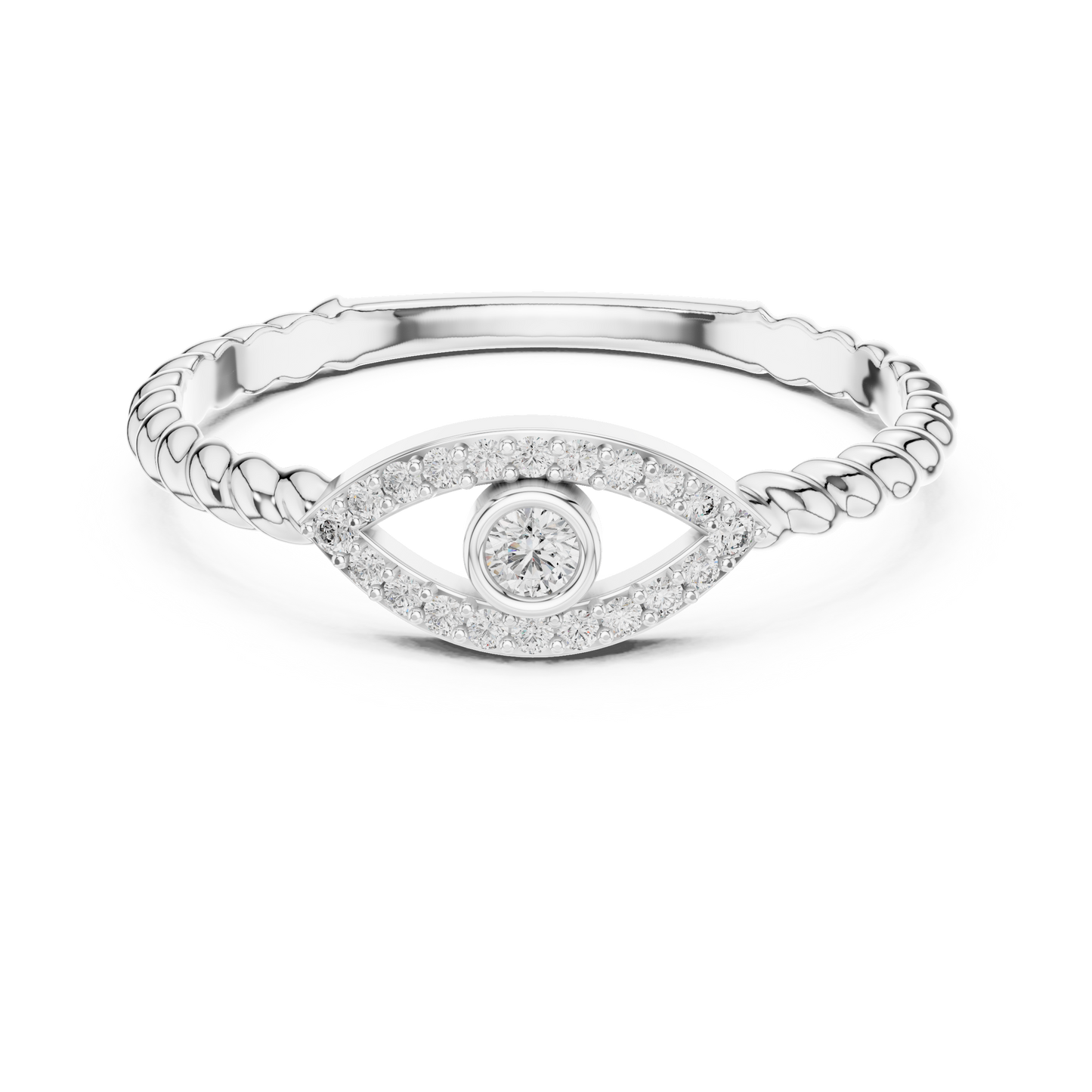 Round Halo Lab Grown Diamond Ring