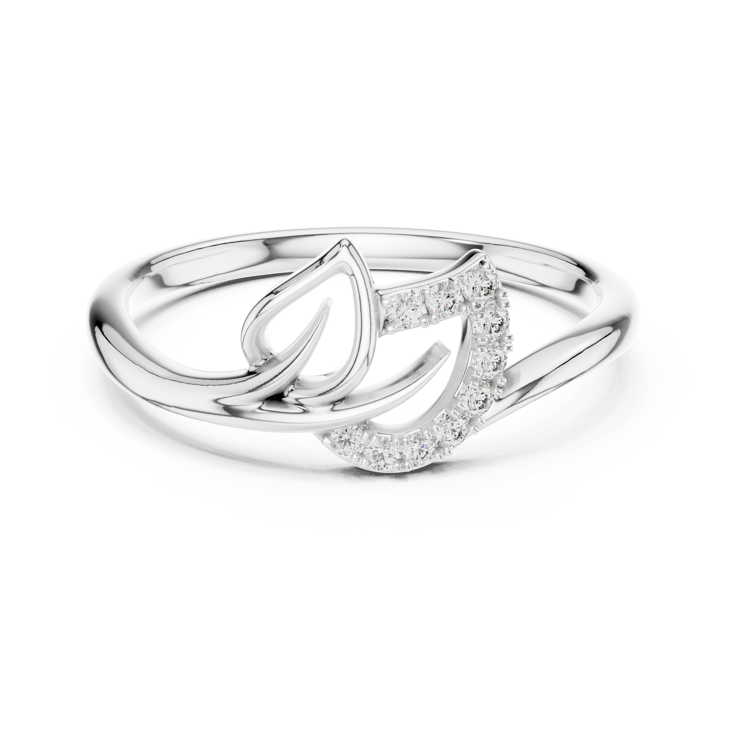 Mixed Shape Lab Grown Diamond Halo Ring