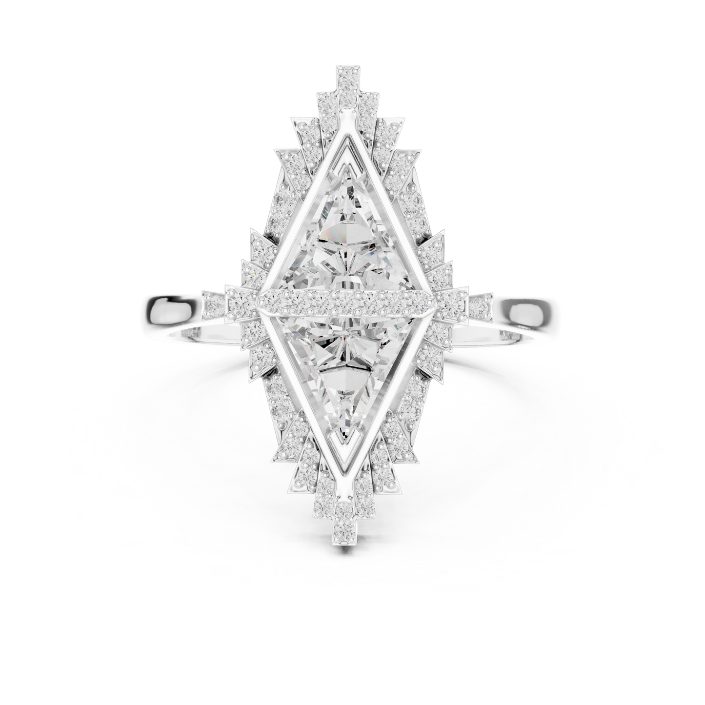 Round Halo Lab Grown Diamond Ring