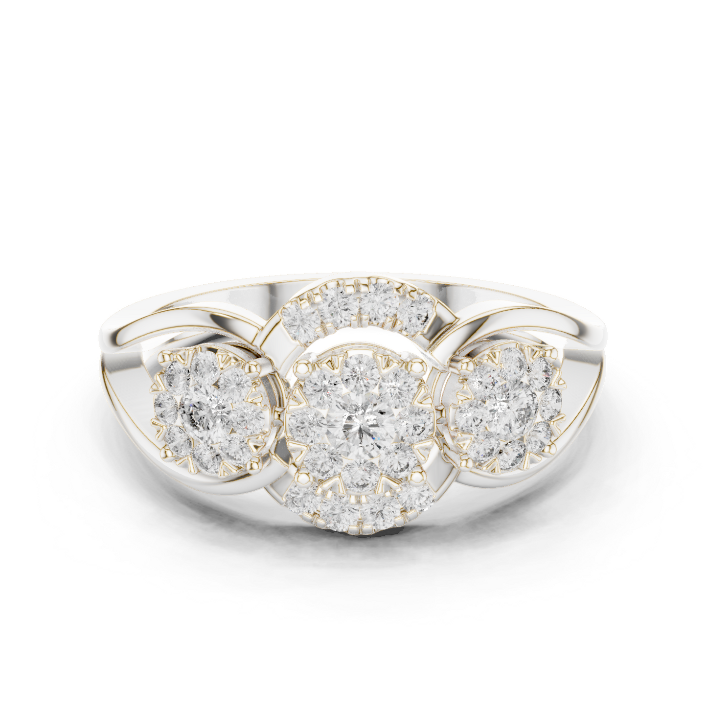 Round Halo Lab Grown Diamond Ring