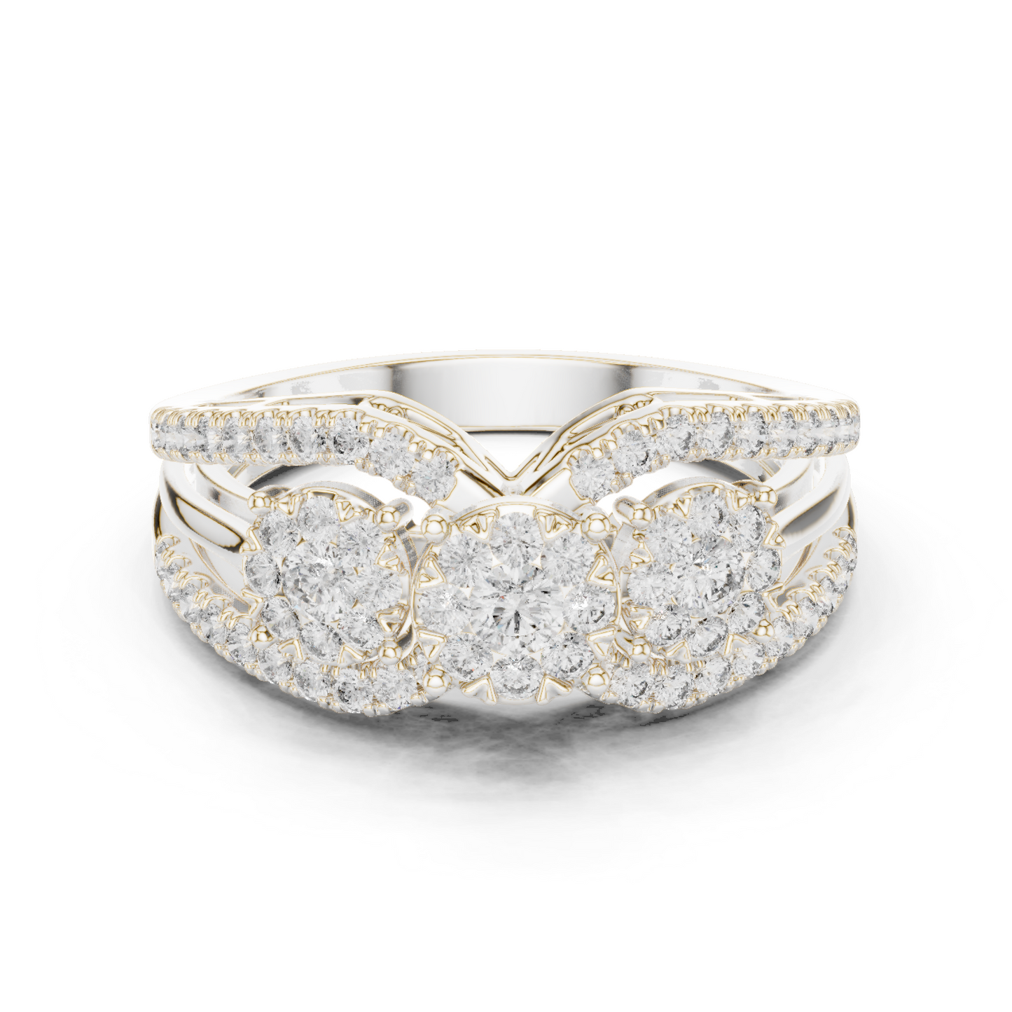 Round Halo Lab Grown Diamond Ring