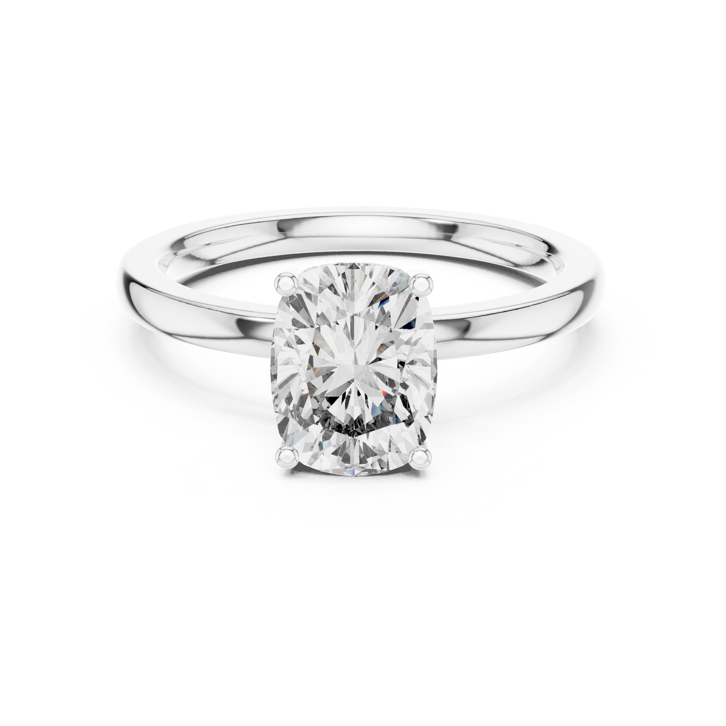 Round Halo Lab Grown Diamond Ring