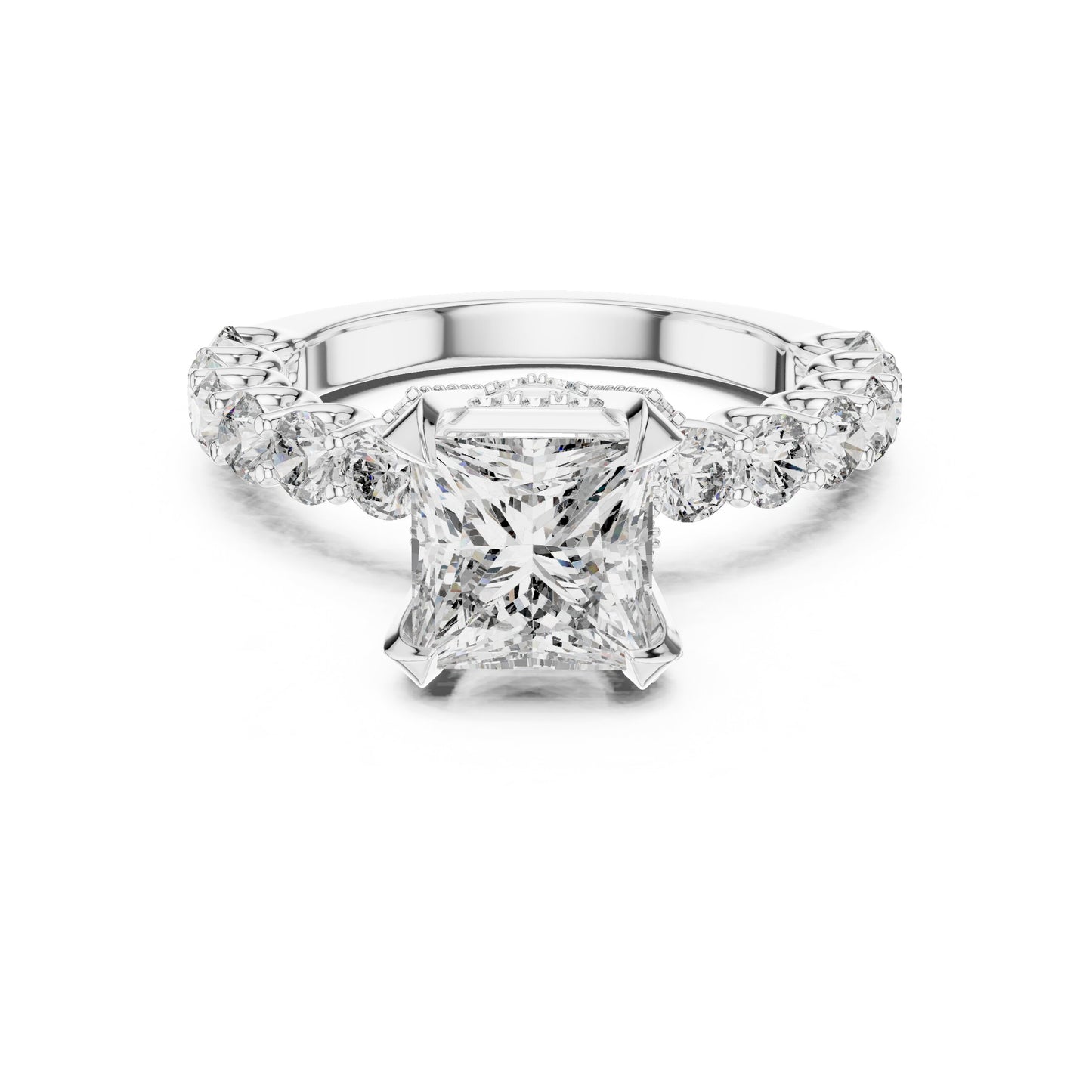 Round Halo Lab Grown Diamond Ring