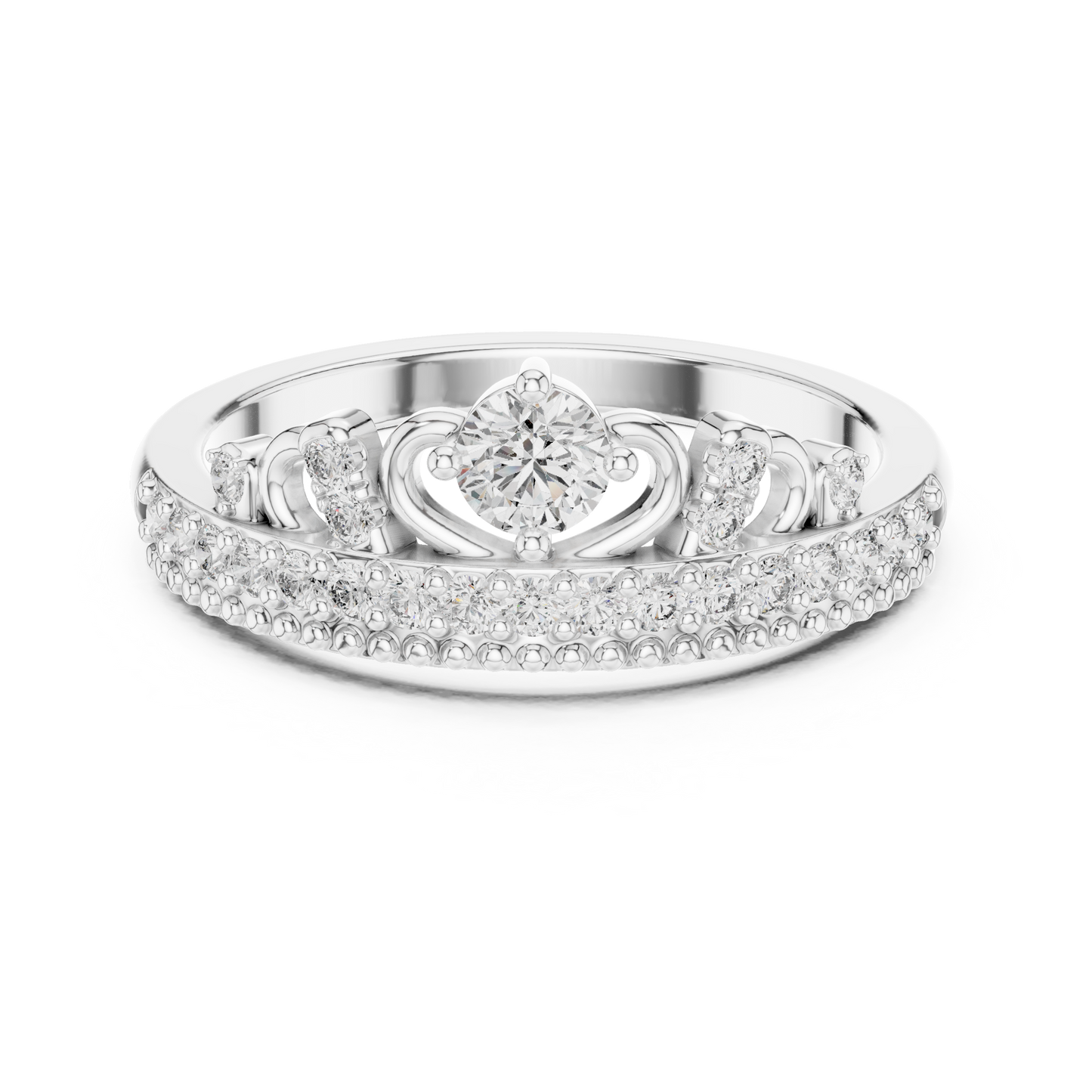 Round Halo Lab Grown Diamond Ring