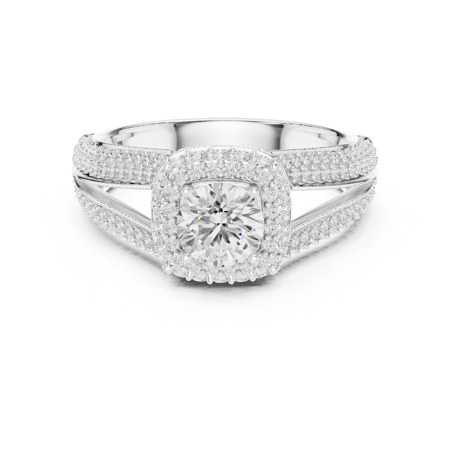 Mixed Shape Lab Grown Diamond Three Stone Ring