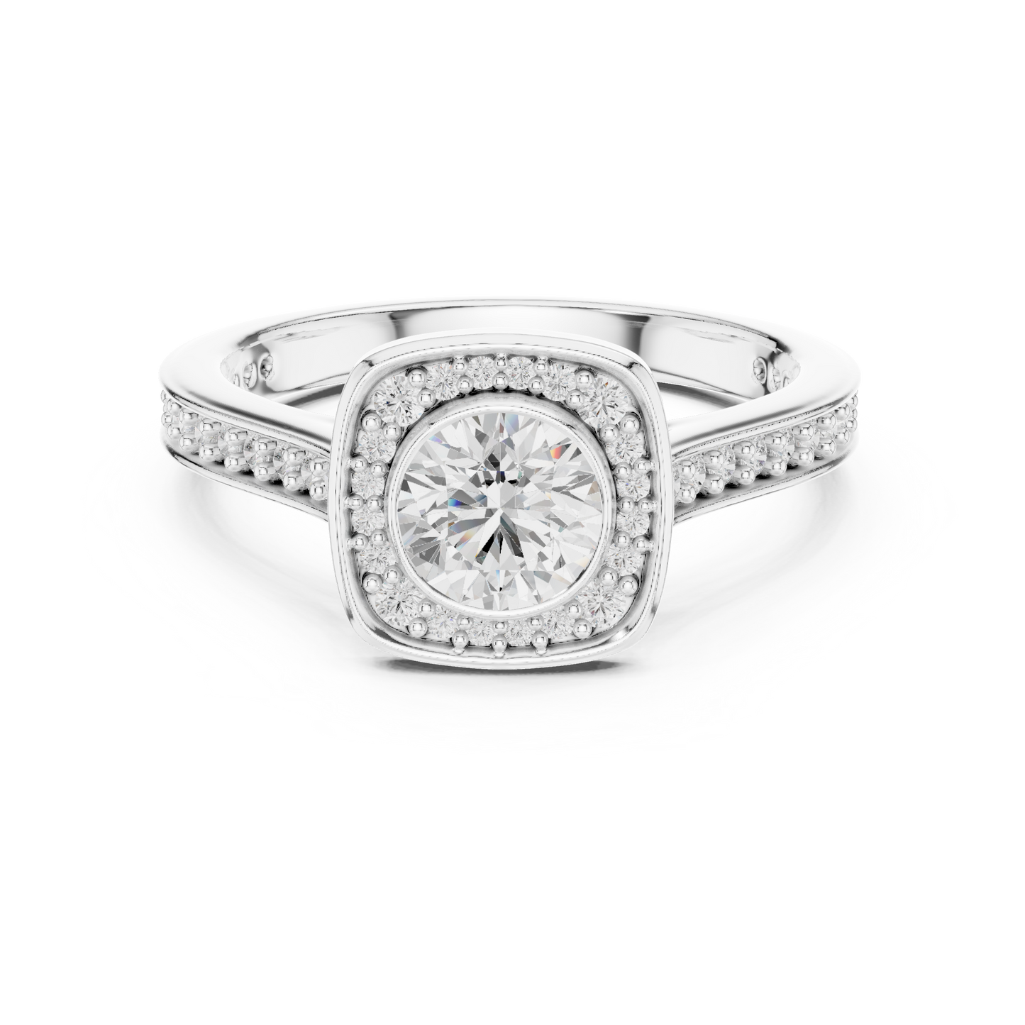 Mixed Shape Lab Grown Diamond Three Stone Ring