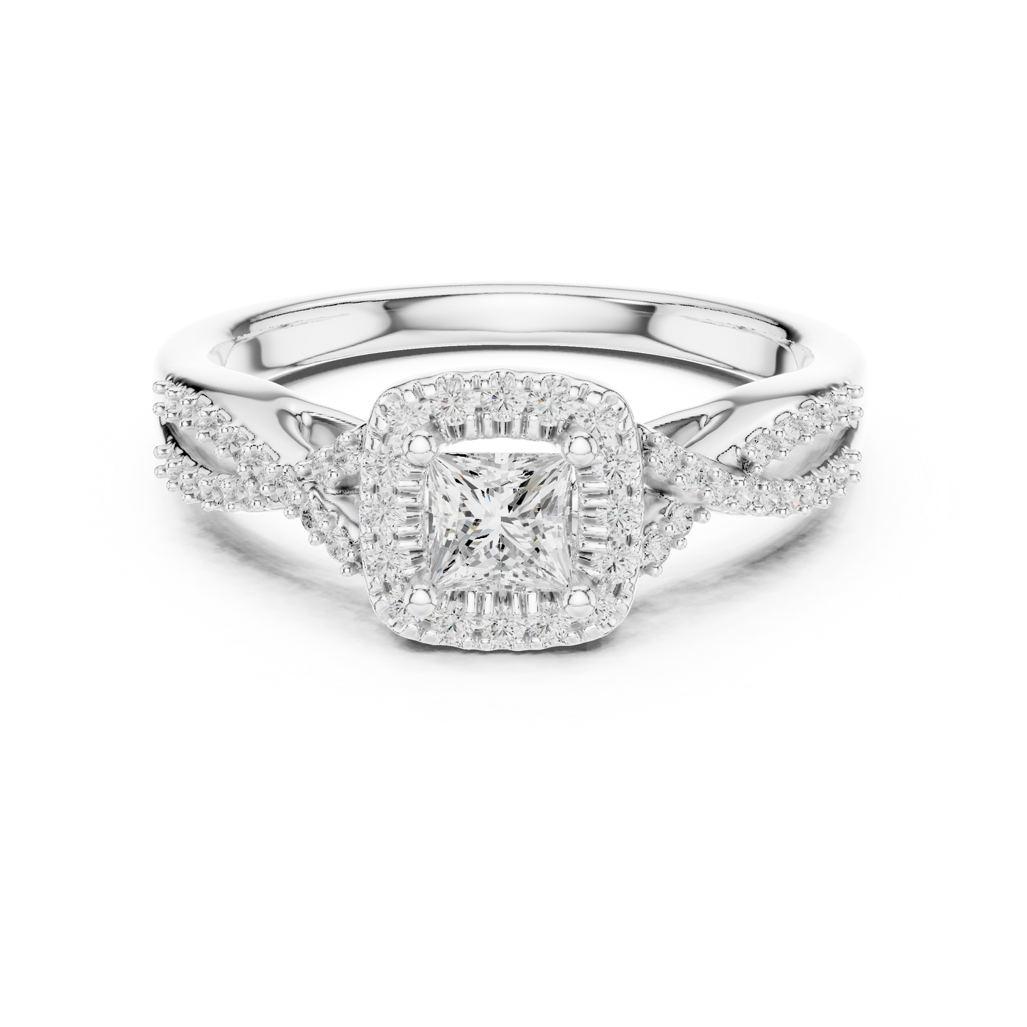 Mixed Shape Lab Grown Diamond Three Stone Ring