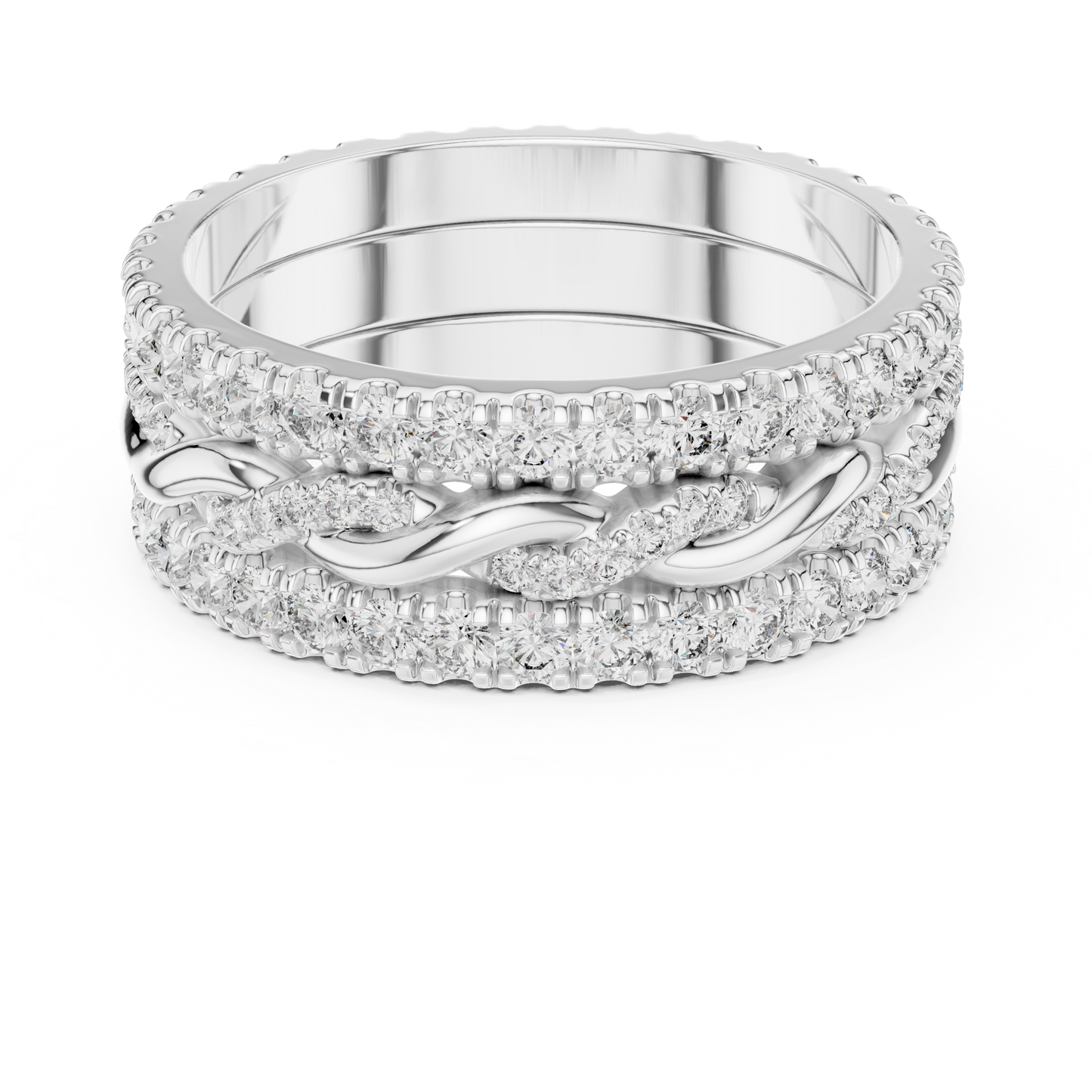 Round Eternity Lab Grown Diamond Ring