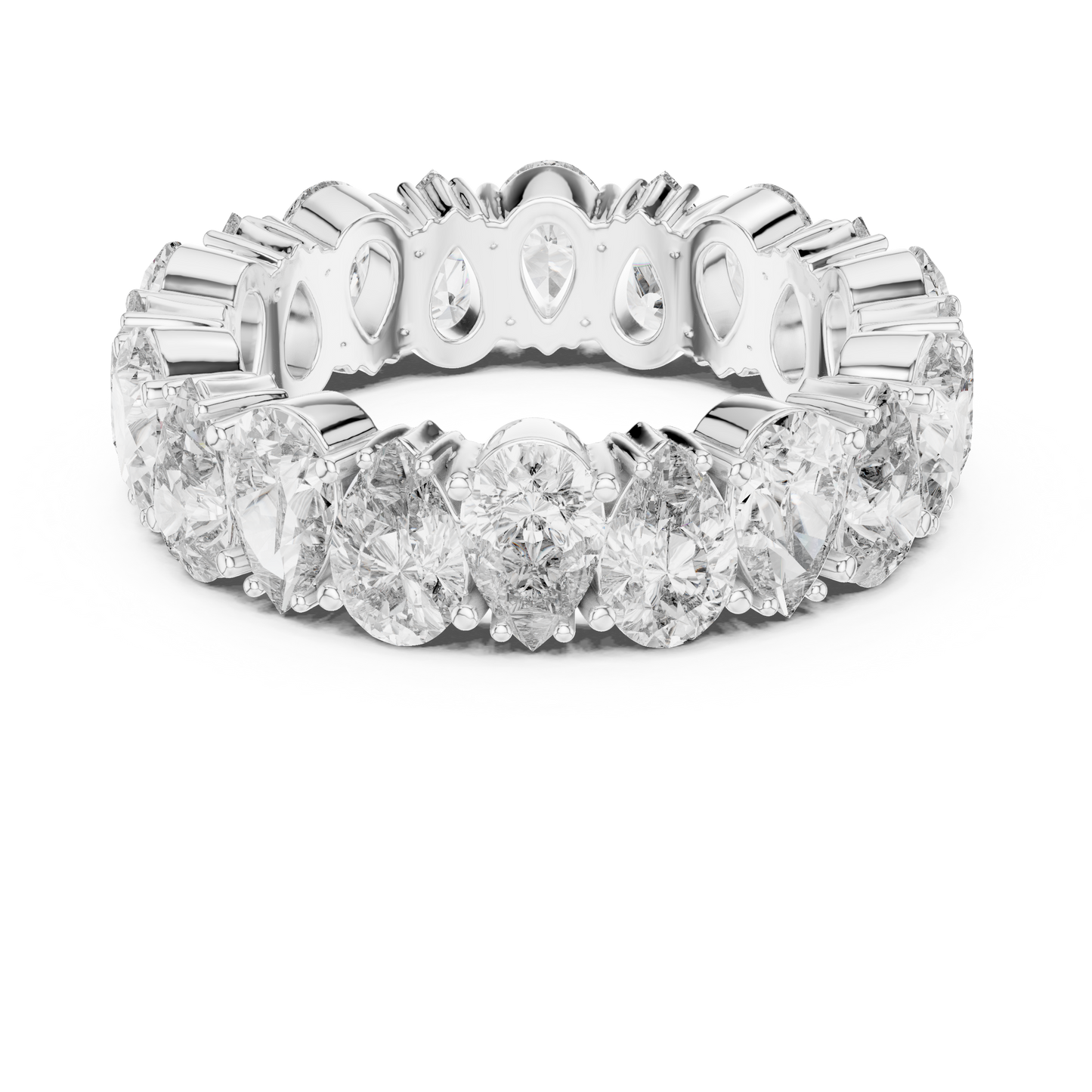 Cushion Eternity Lab Grown Diamond Ring