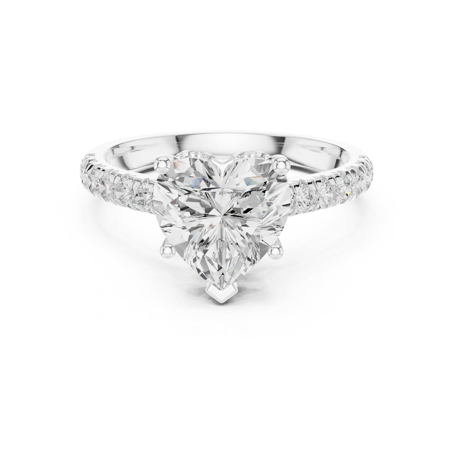 Round Halo Lab Grown Diamond Ring