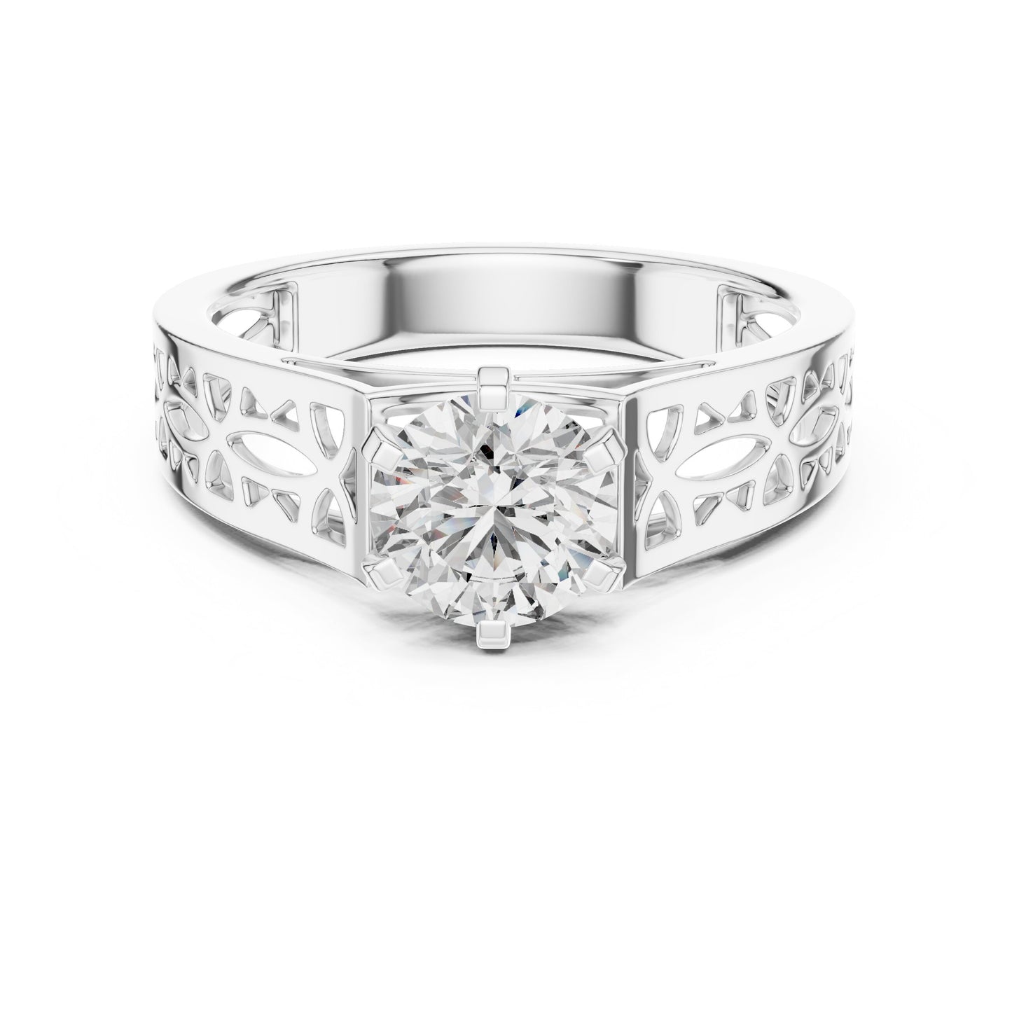 Mixed Shape Lab Grown Diamond Halo Ring