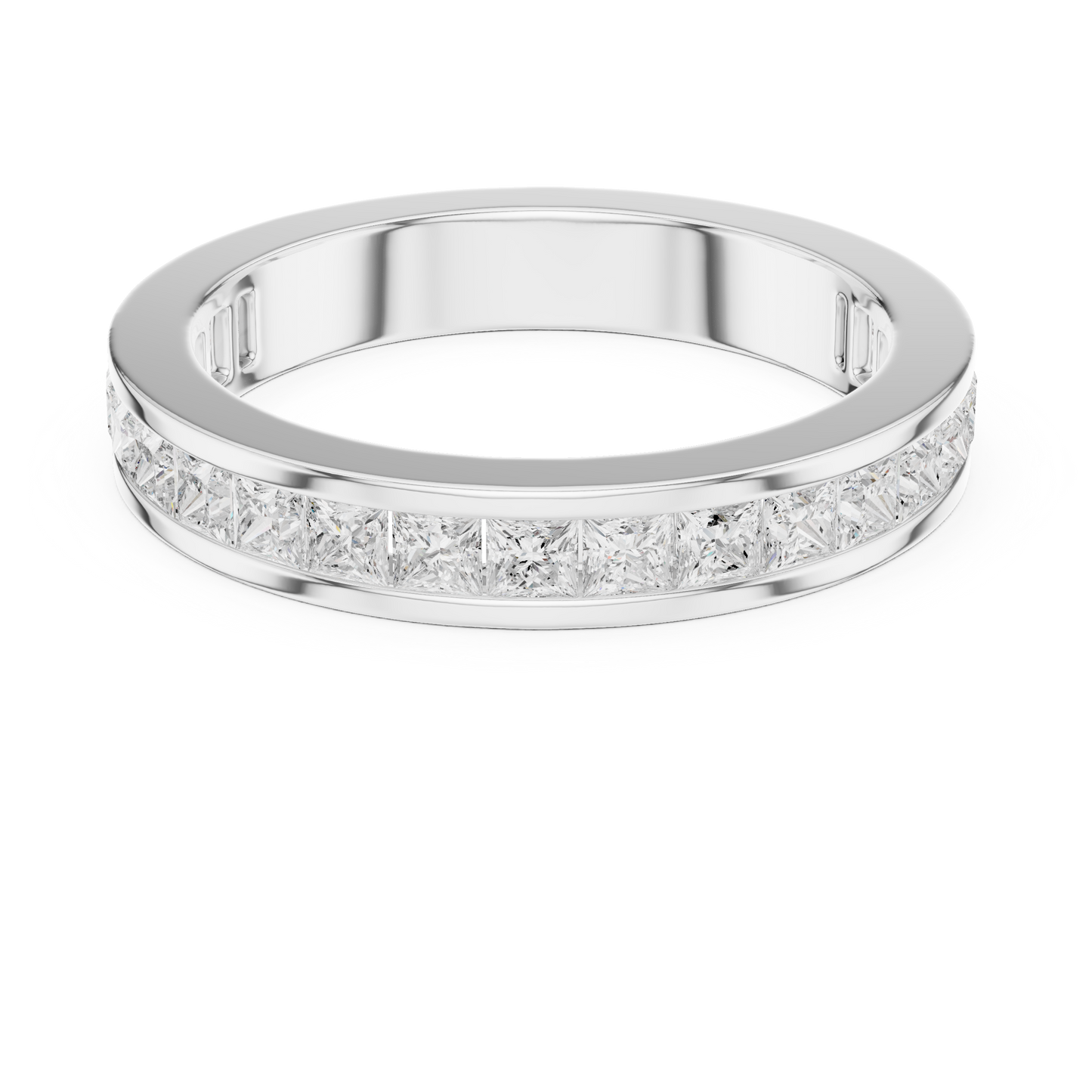 Princess Channel Lab Grown Diamond Ring