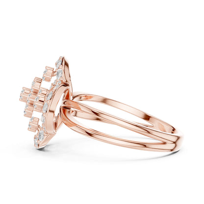 Cushion Lab Grown Diamond Halo Engagement Ring