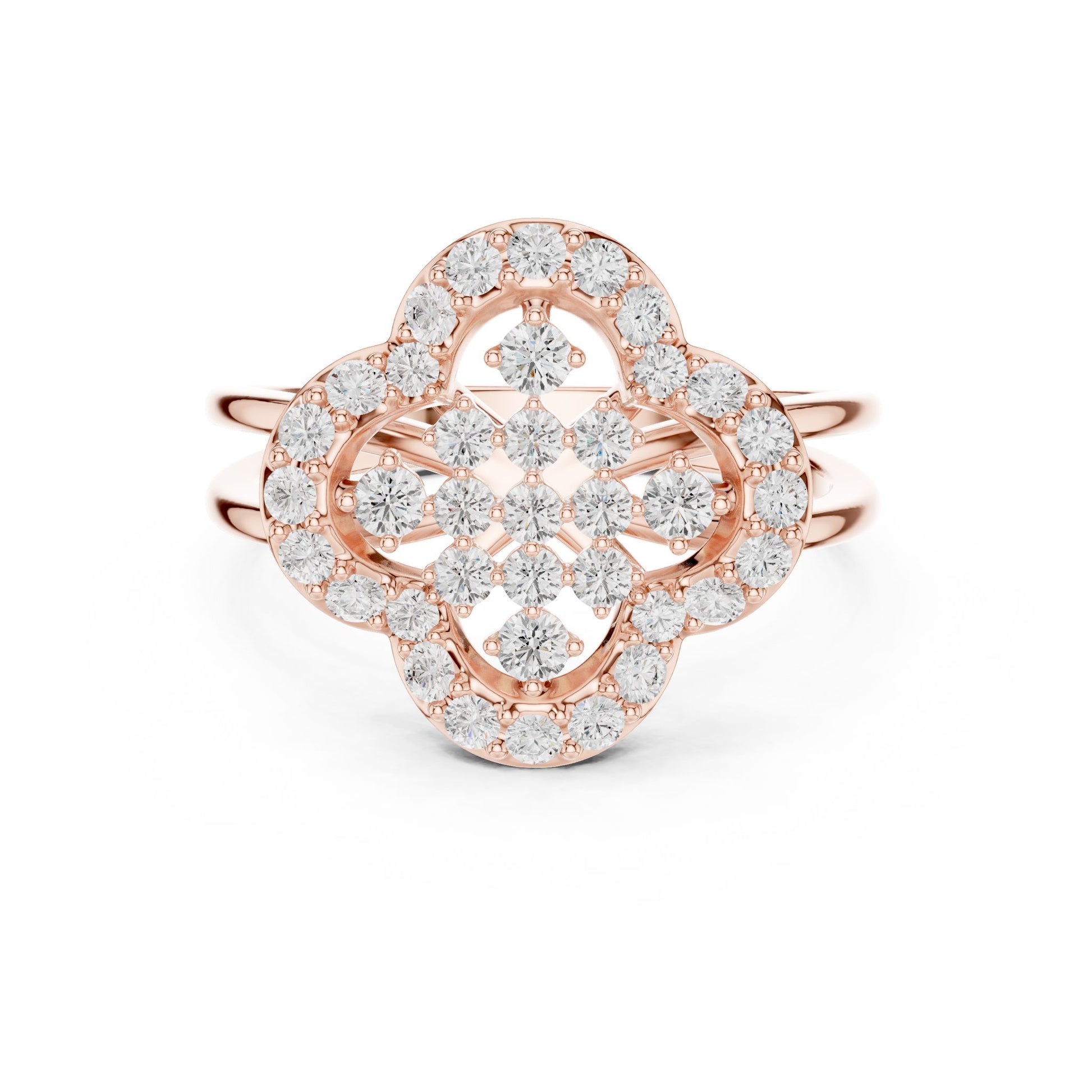 Cushion Lab Grown Diamond Halo Engagement Ring