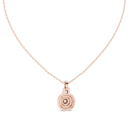 Cushion Lab Grown Diamond Halo Pendant