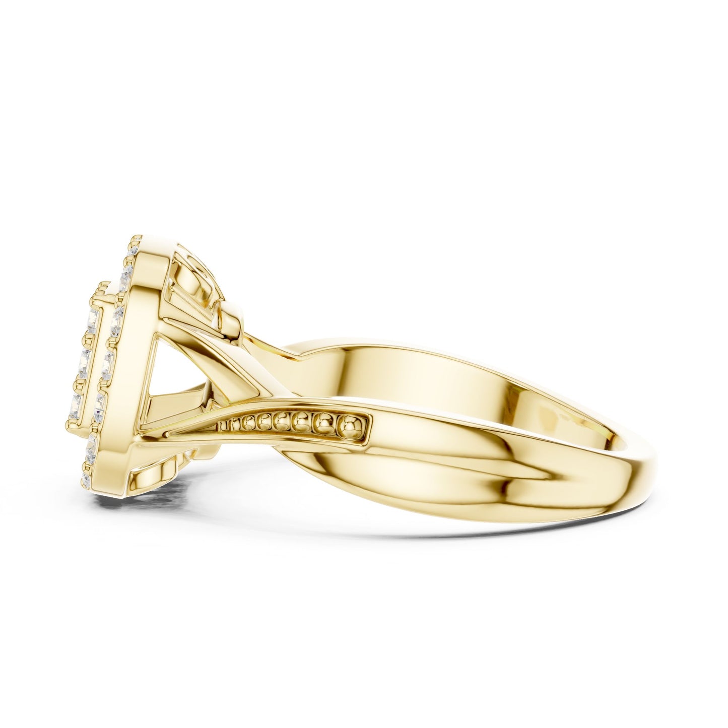 Women's Cushion Lab Grown Diamond Halo Ring