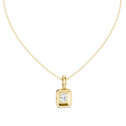 Cushion Lab Grown Diamond Halo Pendant