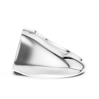 Men's Cushion Lab Grown Diamond Pave Ring