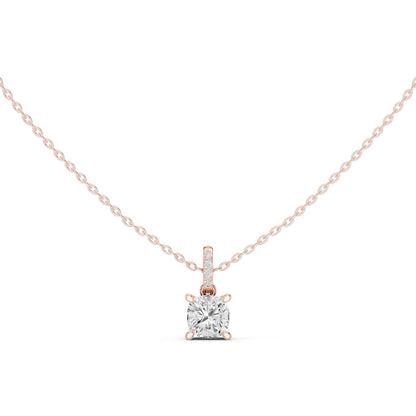 Cushion Lab Grown Diamond Pendant