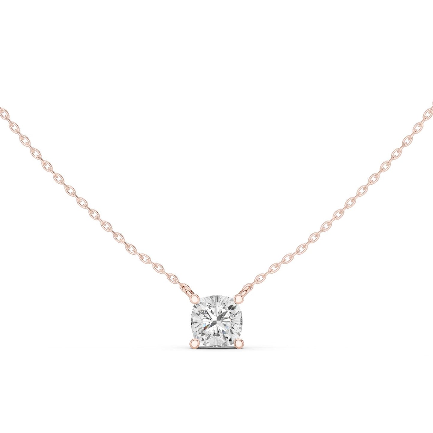 Cushion Lab Grown Diamond Pendant