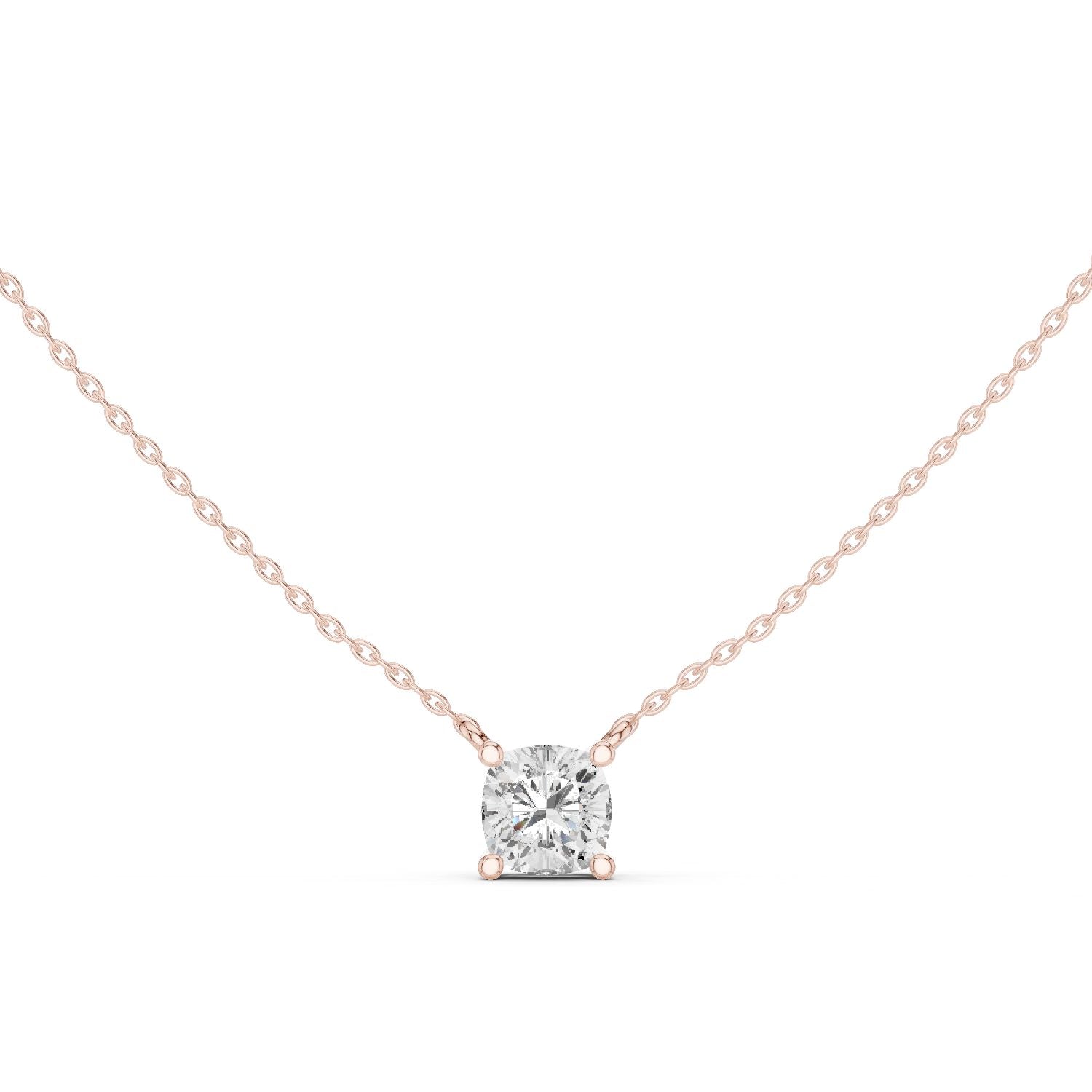 Cushion Lab Grown Diamond Pendant
