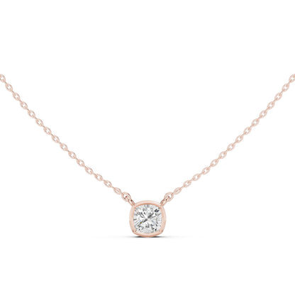 Cushion Lab Grown Diamond Pendant