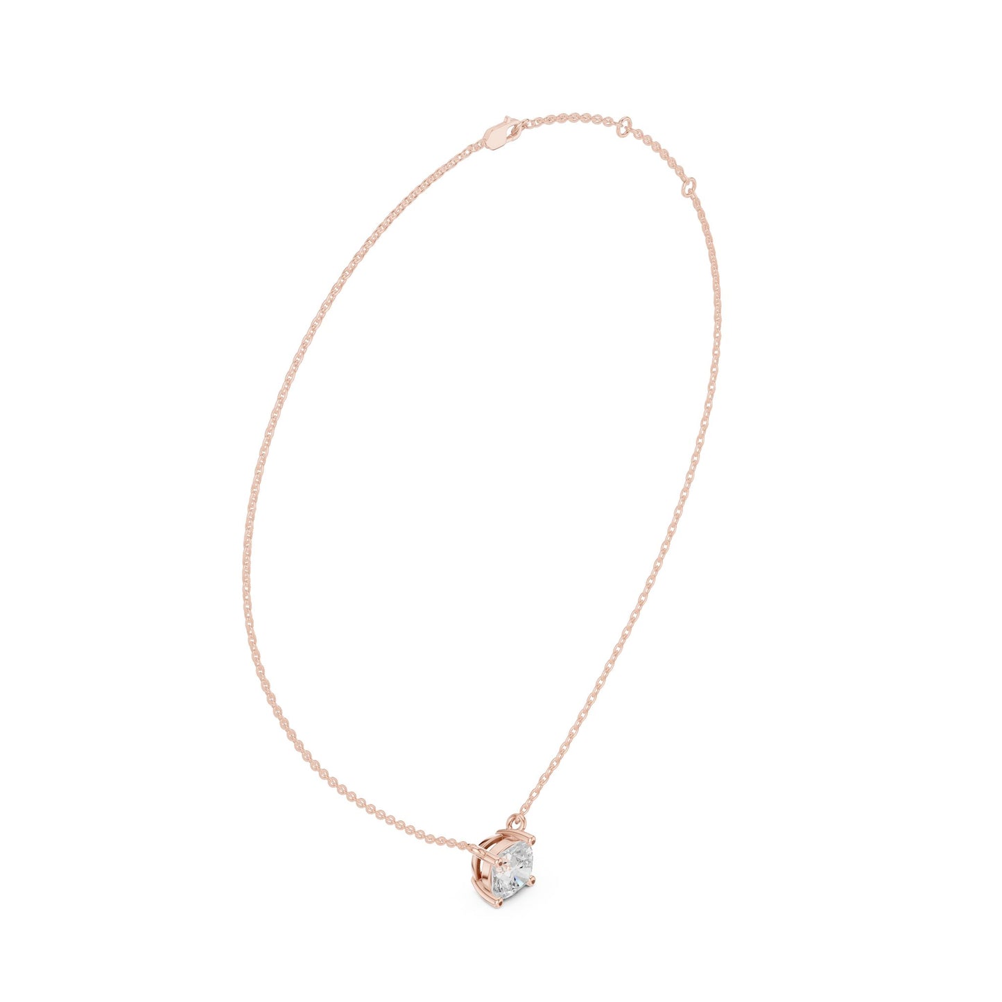 Cushion Lab Grown Diamond Pendant