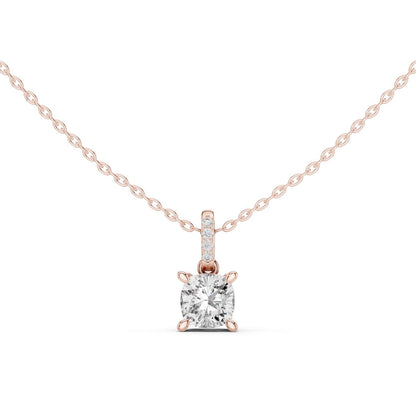 Cushion Lab Grown Diamond Pendant