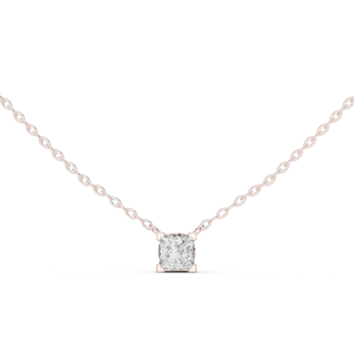 Cushion Lab Grown Diamond Pendant
