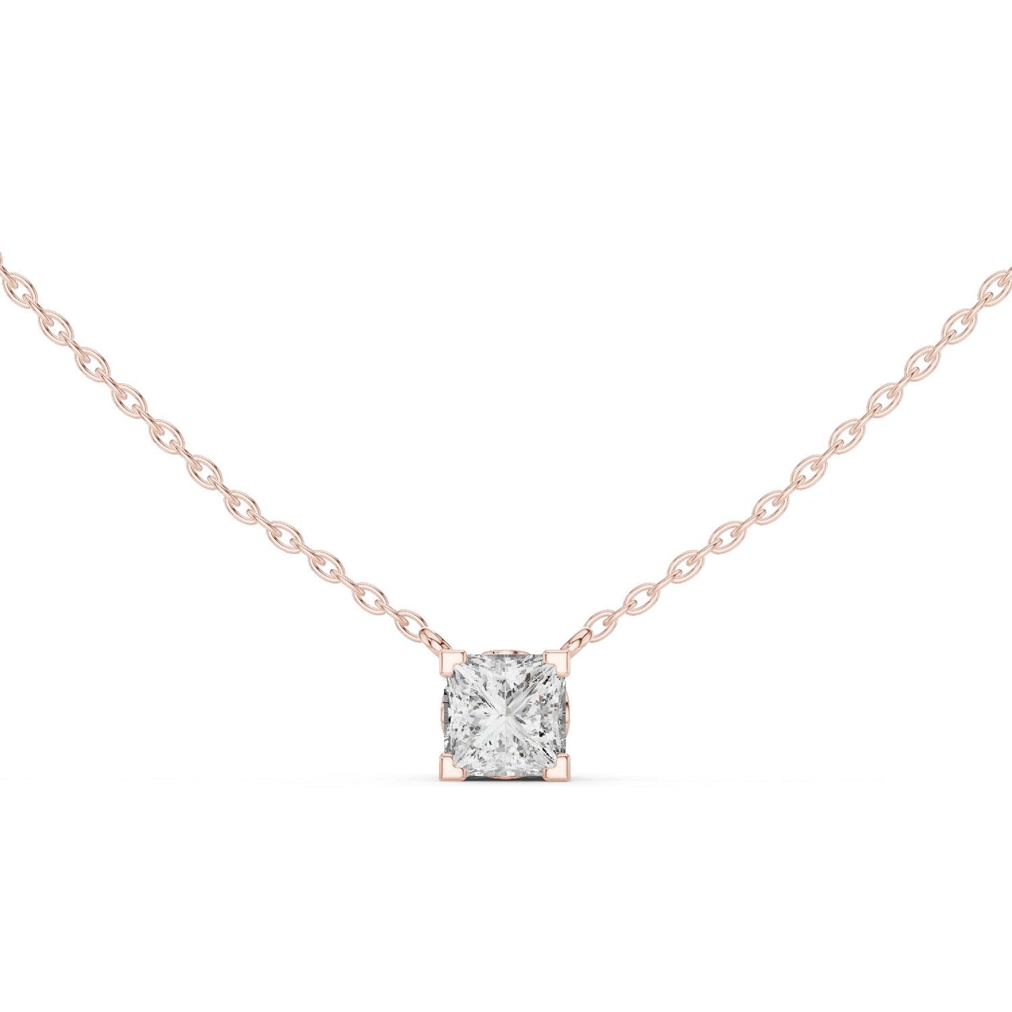 Cushion Lab Grown Diamond Pendant