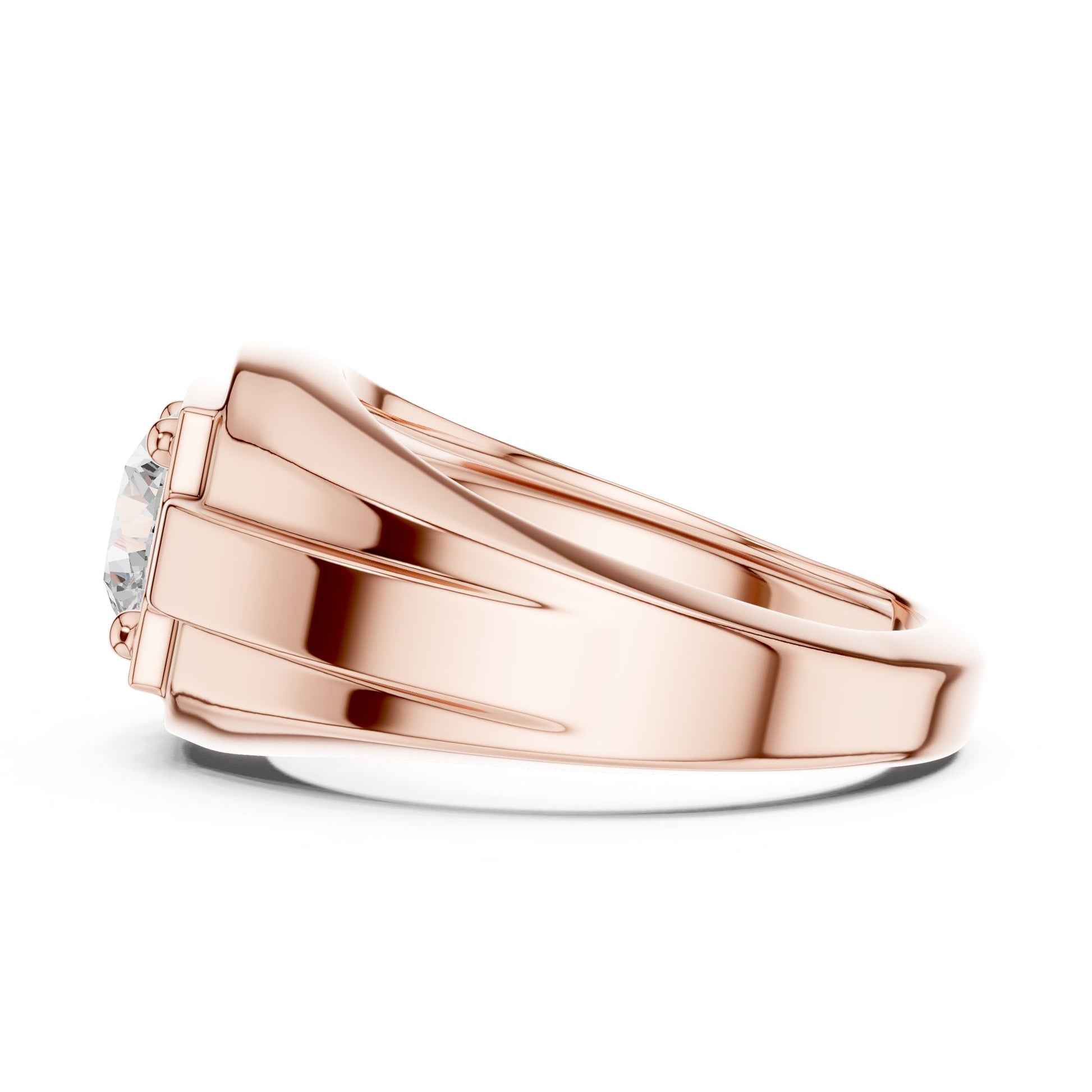 Men's Cushion Lab Grown Diamond Ring