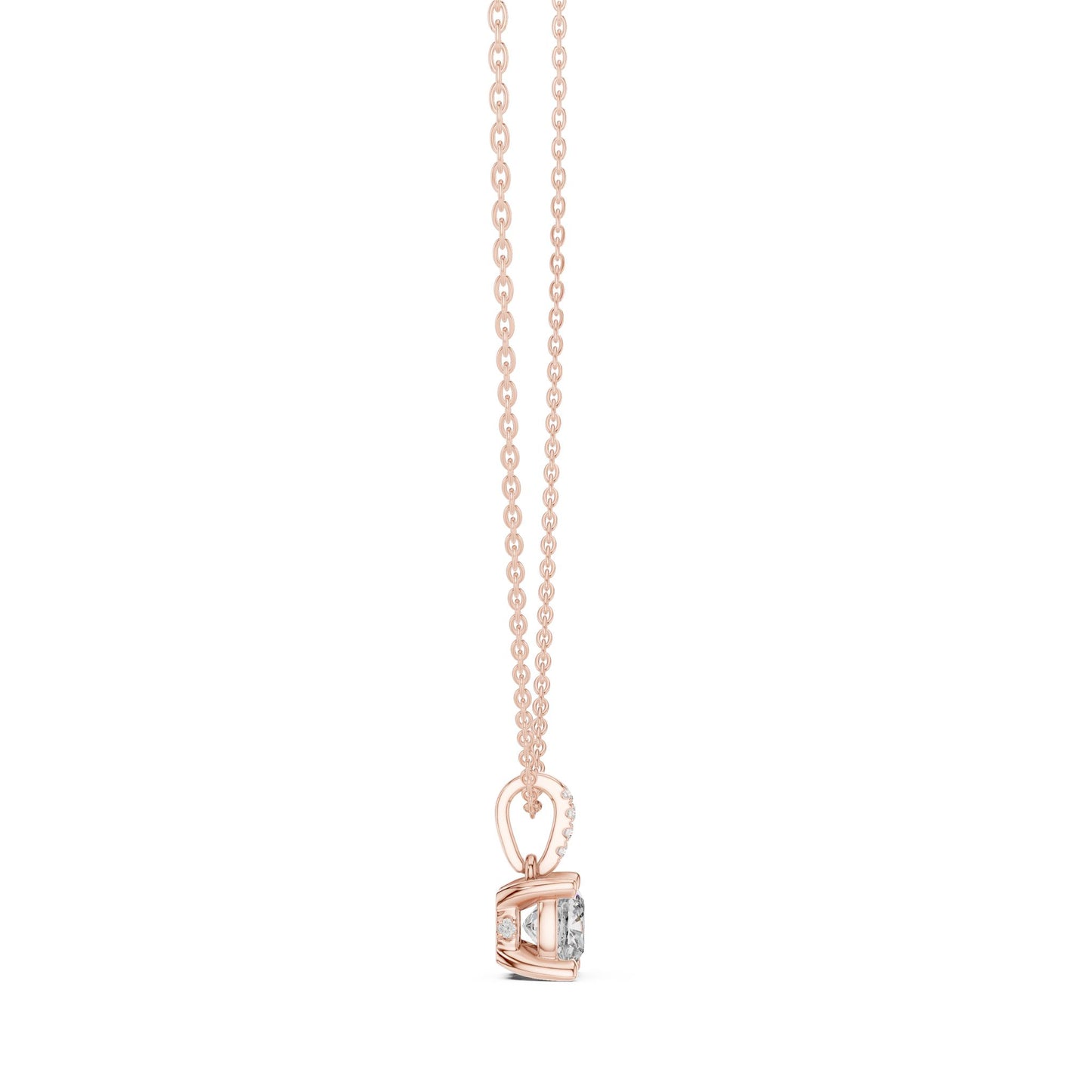 Cushion Lab Grown Diamond Pendant