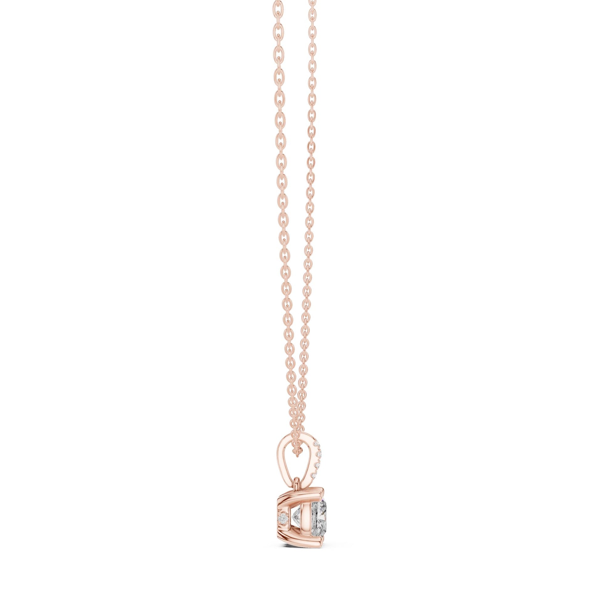 Cushion Lab Grown Diamond Pendant
